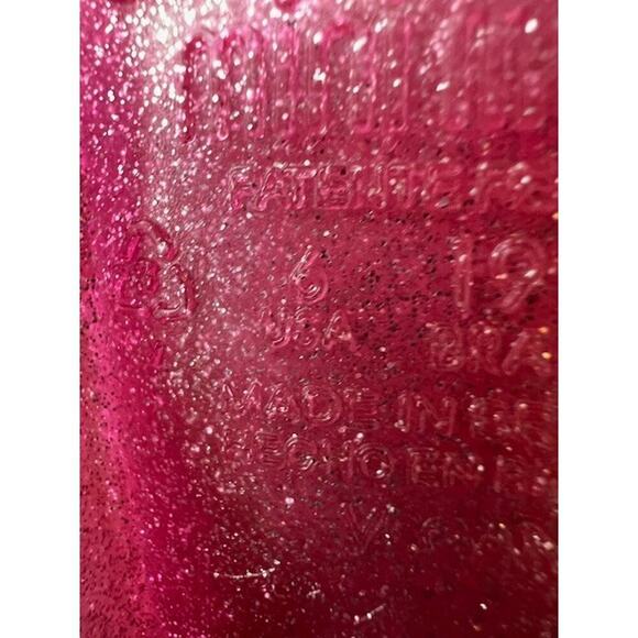 Mini Melissa Possession Shiny Sandals Kids US 6 Glitter Pink Cutout Ankle KHD158 - Picture 7 of 8